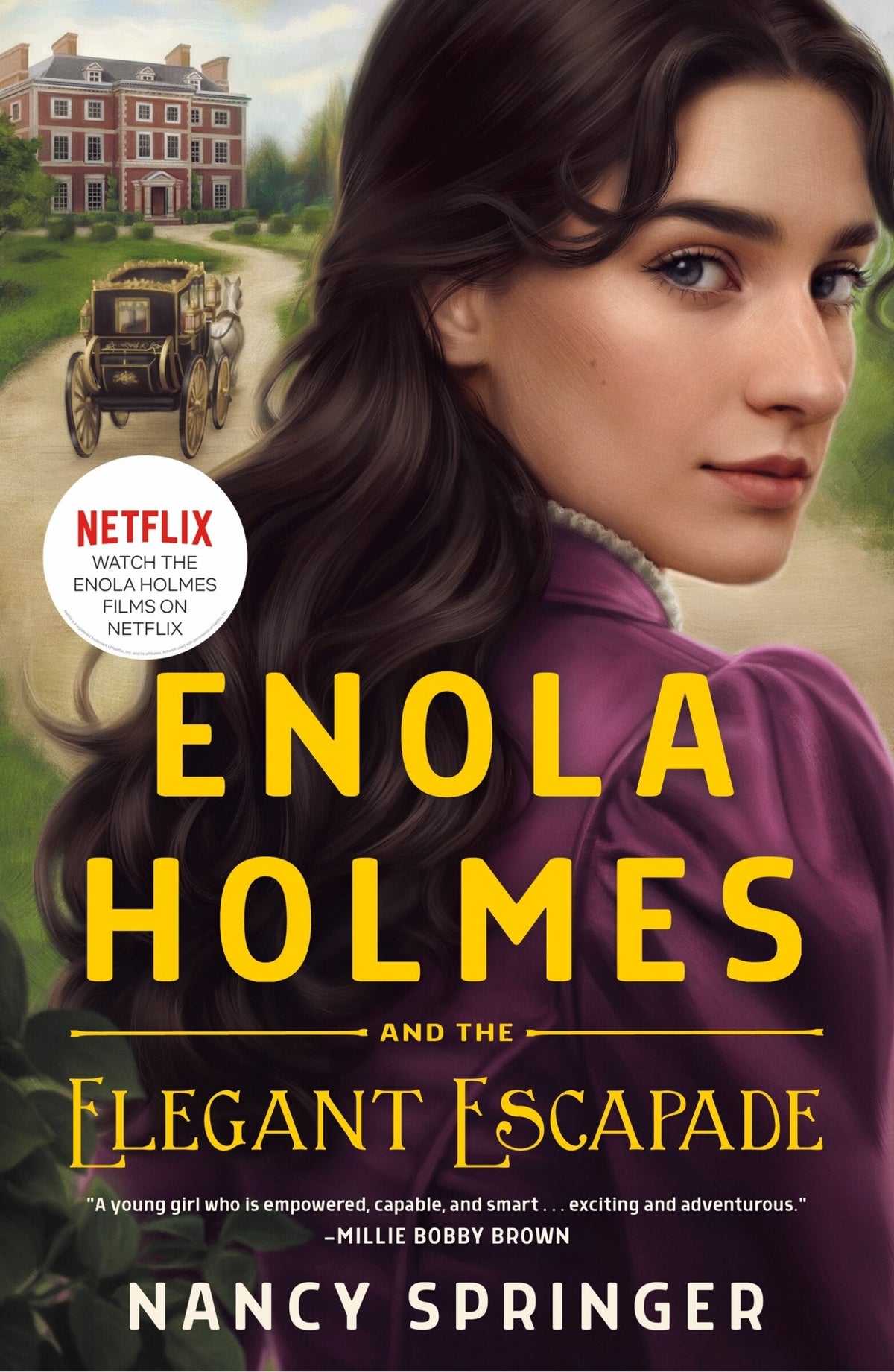 Enola Holmes & the Elegant Esc book cover