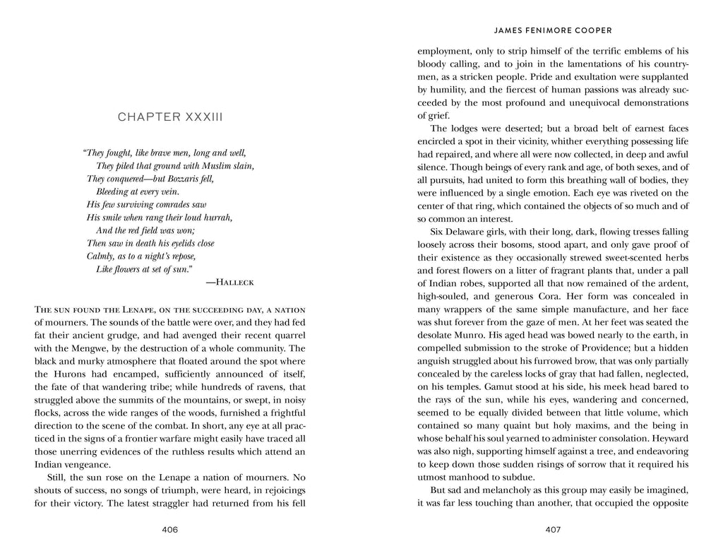 The Last of the Mohicans by James Fenimore Cooper