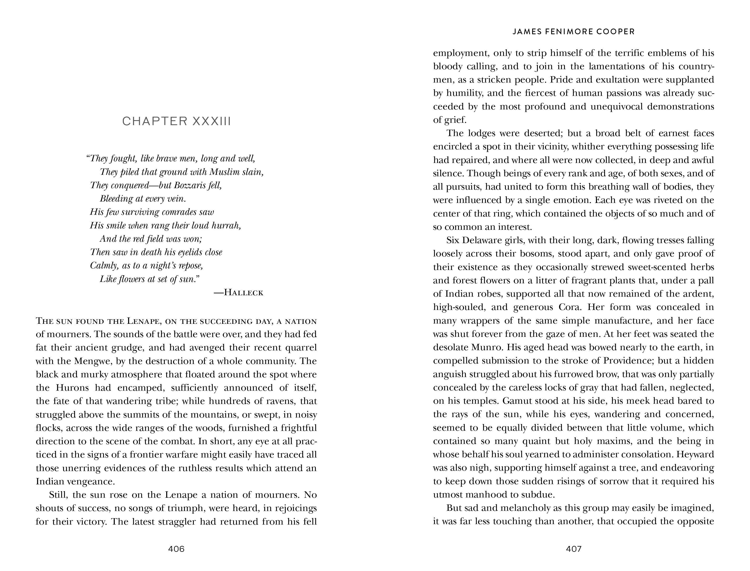 The Last of the Mohicans by James Fenimore Cooper