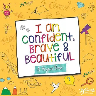 I Am Confident, Brave & Beautiful Guided Journal for Kids Activity Notebook Craft