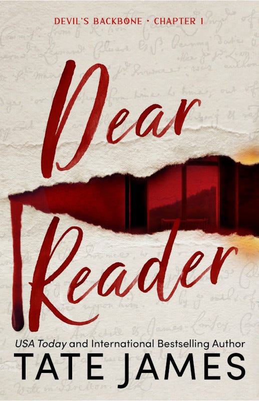DEVILS BACKBONE #1 DEAR READE book cover