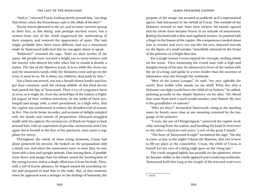 The Last of the Mohicans by James Fenimore Cooper