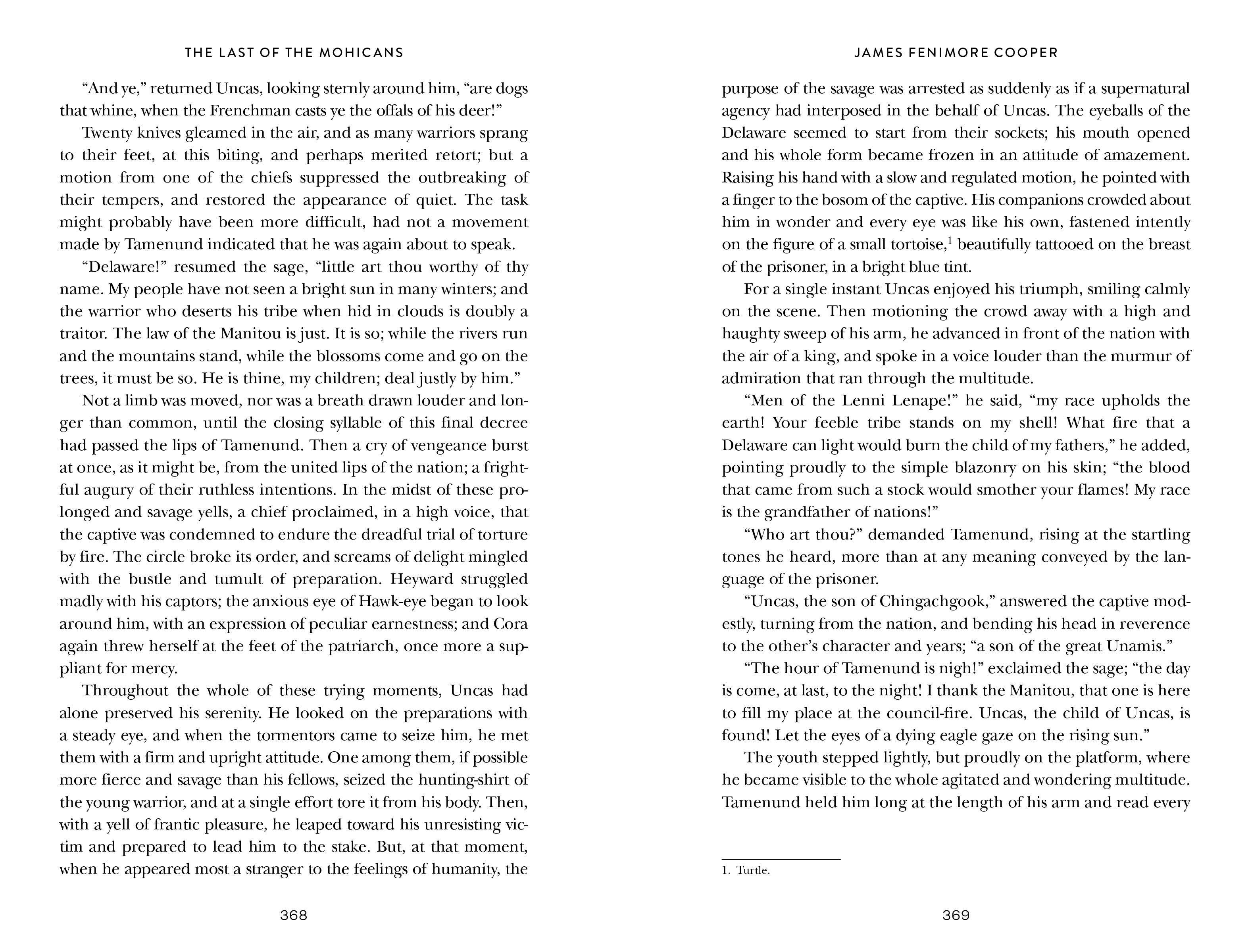 The Last of the Mohicans by James Fenimore Cooper