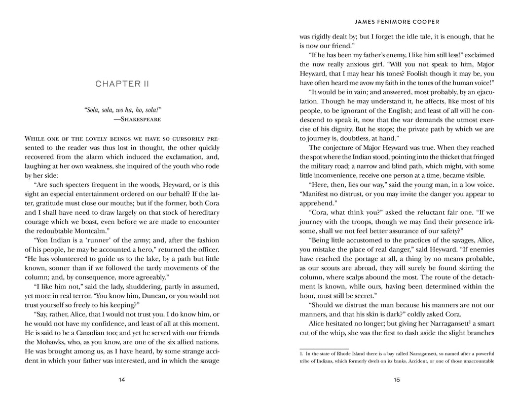 The Last of the Mohicans by James Fenimore Cooper