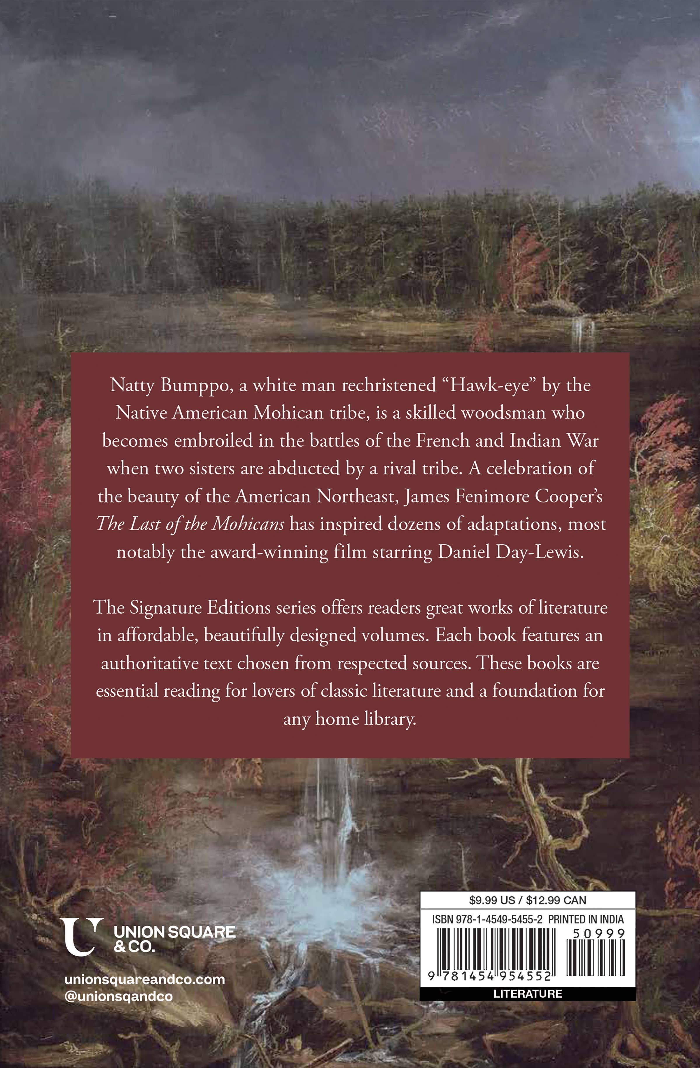 The Last of the Mohicans by James Fenimore Cooper